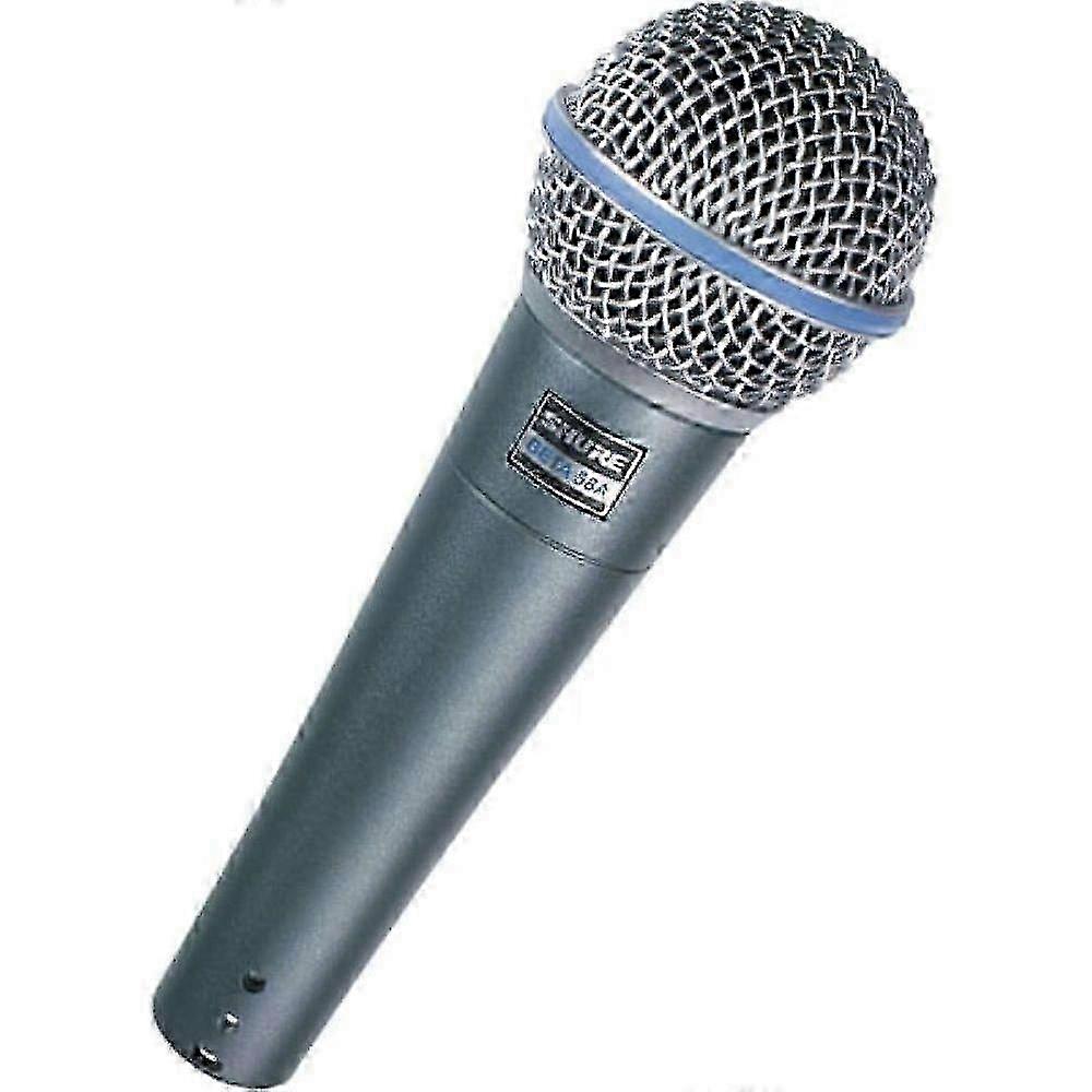 Shure BETA58A Vocal Microphone - Wired Dynamic Mic for Live Singing & Studio Recording