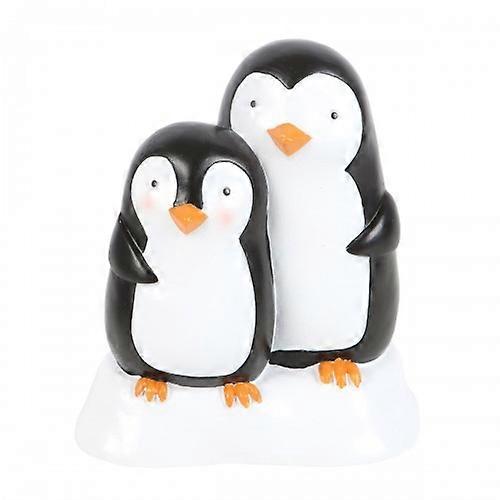 Something Different Snuggle Season Resin Penguin Ornament