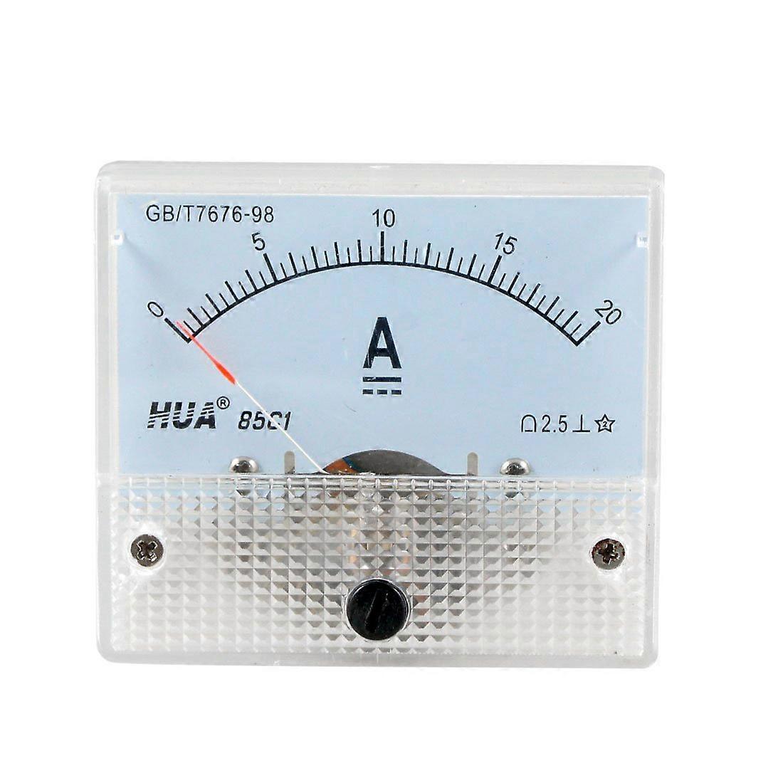 Analog Ammeter 020A 85C1 DC Amp Meter for Battery Charging with Clear Display and Accurate Reading