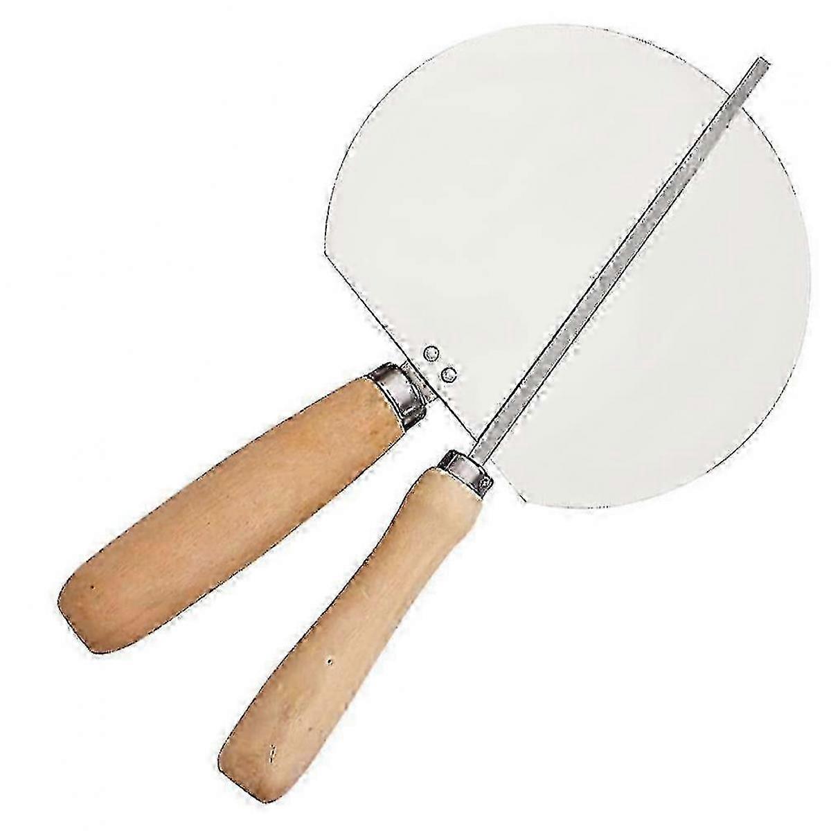 2-Piece Stainless Steel Pasta Maker Tool for Home Baking & Noodle Making