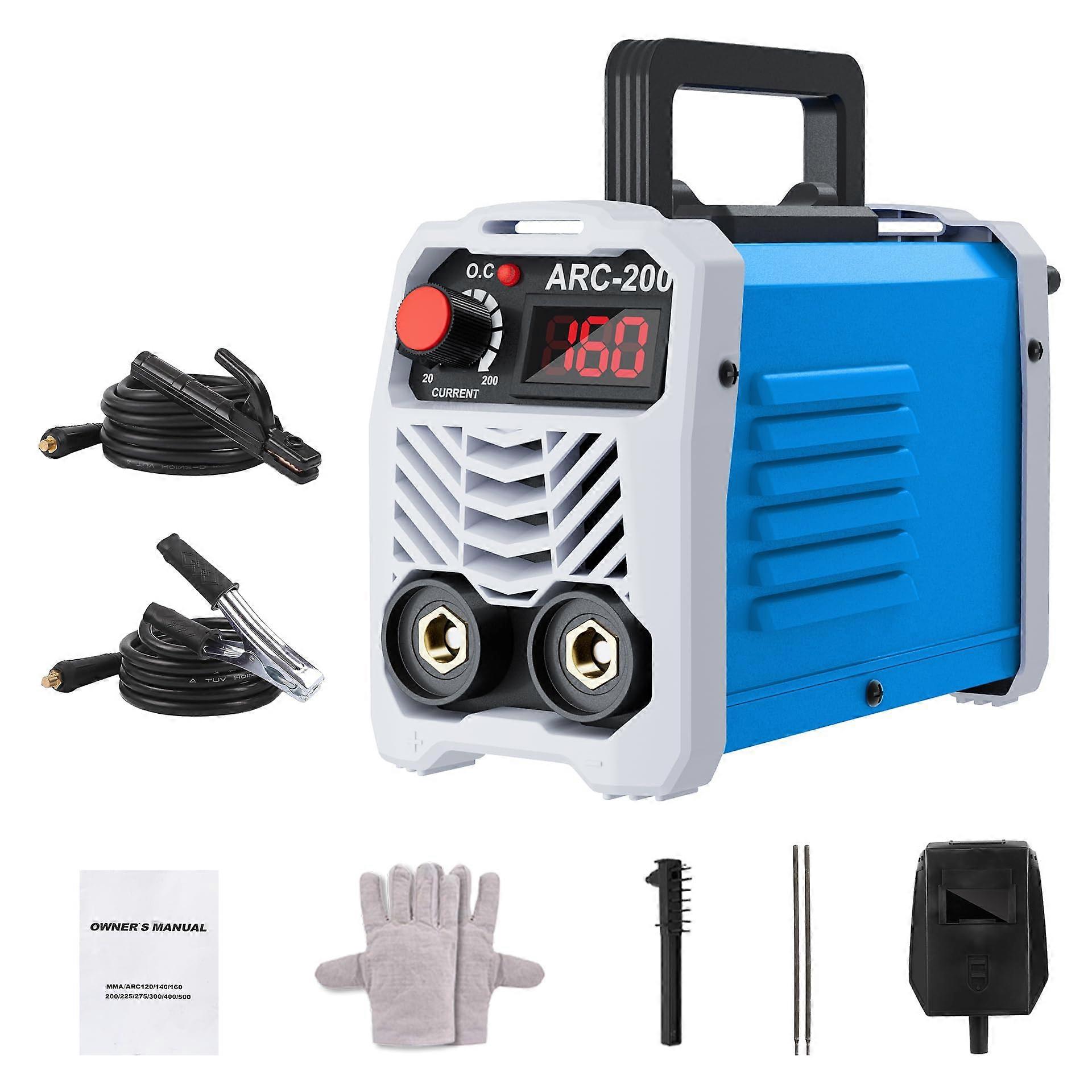 200A ARC Stick Welding Machine 110V IGBT Inverter with Adjustable Current for Beginners