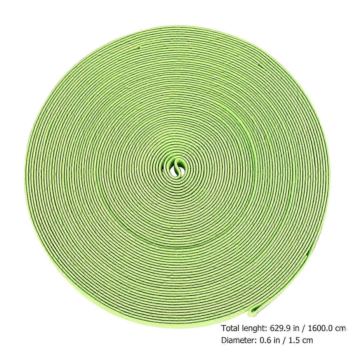 Elastic Strap For Crafting DIY Projects Thickened Plain Elastic Band In Light Green 1Roll