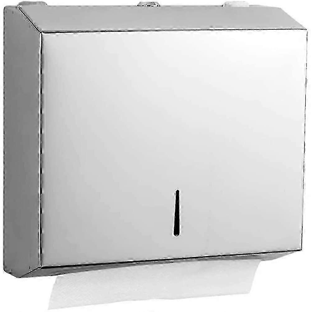 26-27 304 Stainless Steel Wall-mounted Paper Towel Dispenser-ac