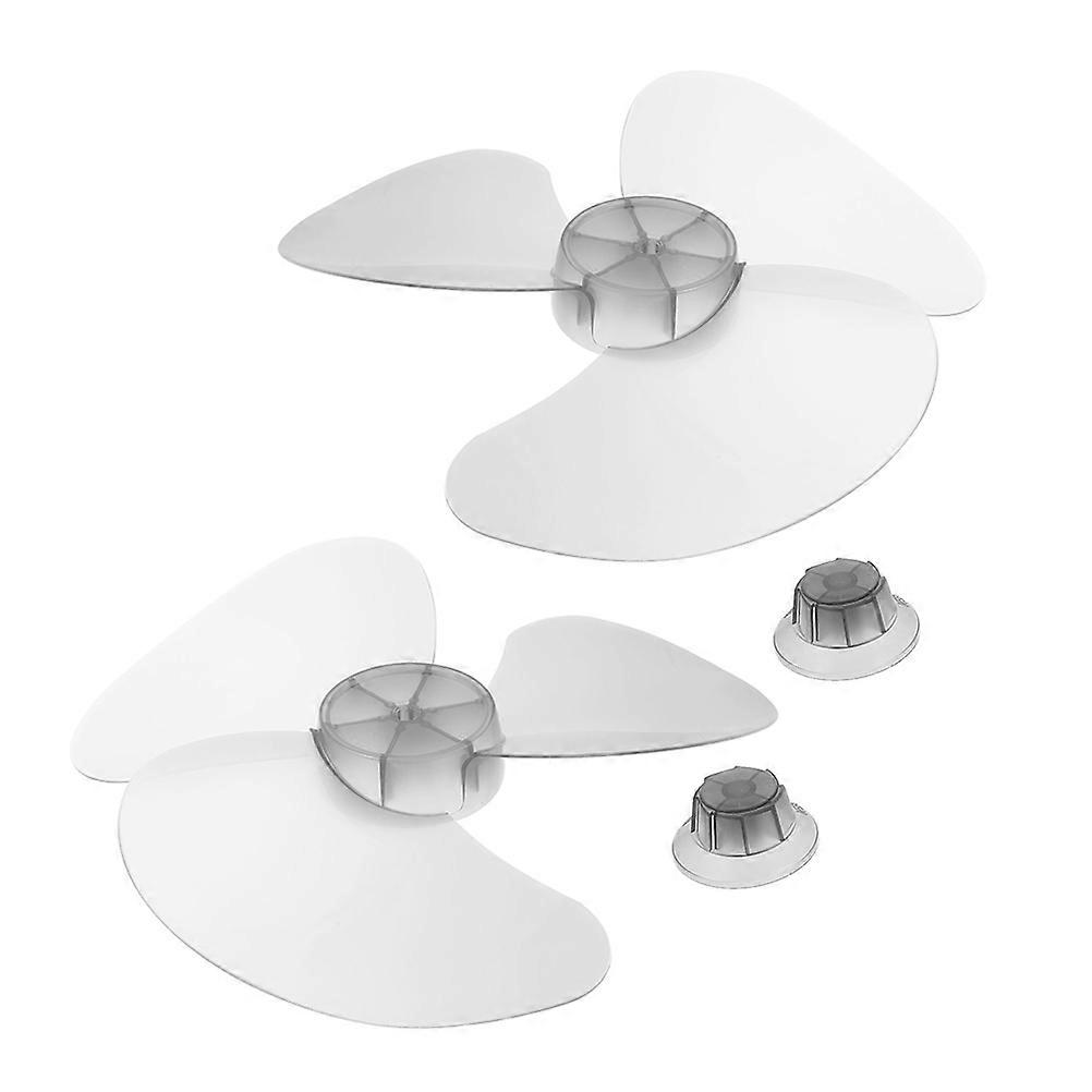 Household Fan Replacement 2Pcs Plastic 3 Leaves for Fan Use
