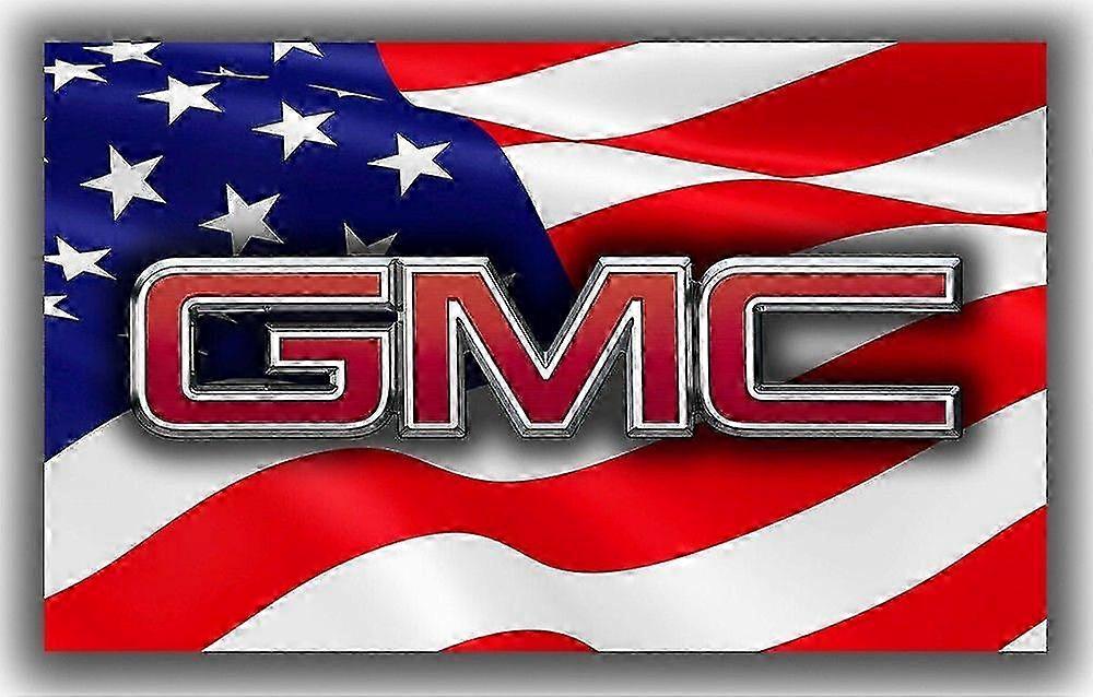 GMC bilveggdekor flaggform 087