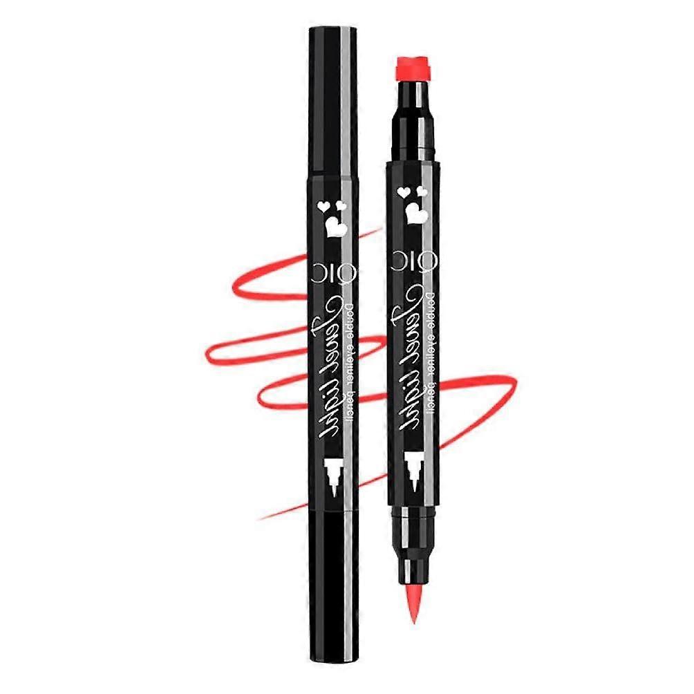 Winged Eyeliner Stamp Pen DualHead Waterproof Smudgeproof QuickDry Liquid Eyeliner