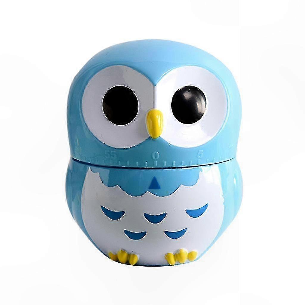 Mechanical Owl-Shaped Kitchen Timer with 55-Minute Countdown Feature