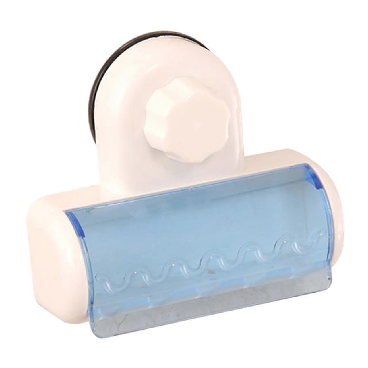 Wall Mounted Toothbrush Holder with Cover, SpaceSaving Suction Cup Bathroom Organizer