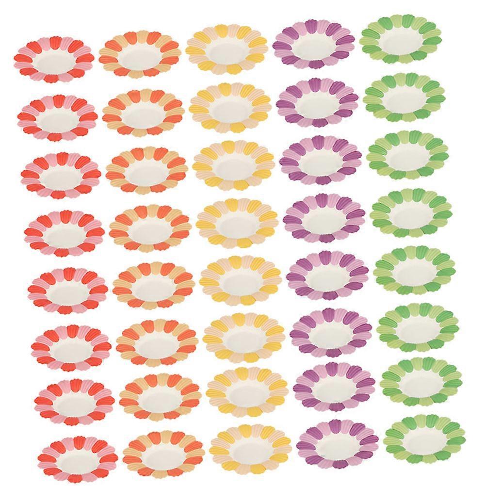 Party Decorative Paper for Serving 100Pcs Assorted Color