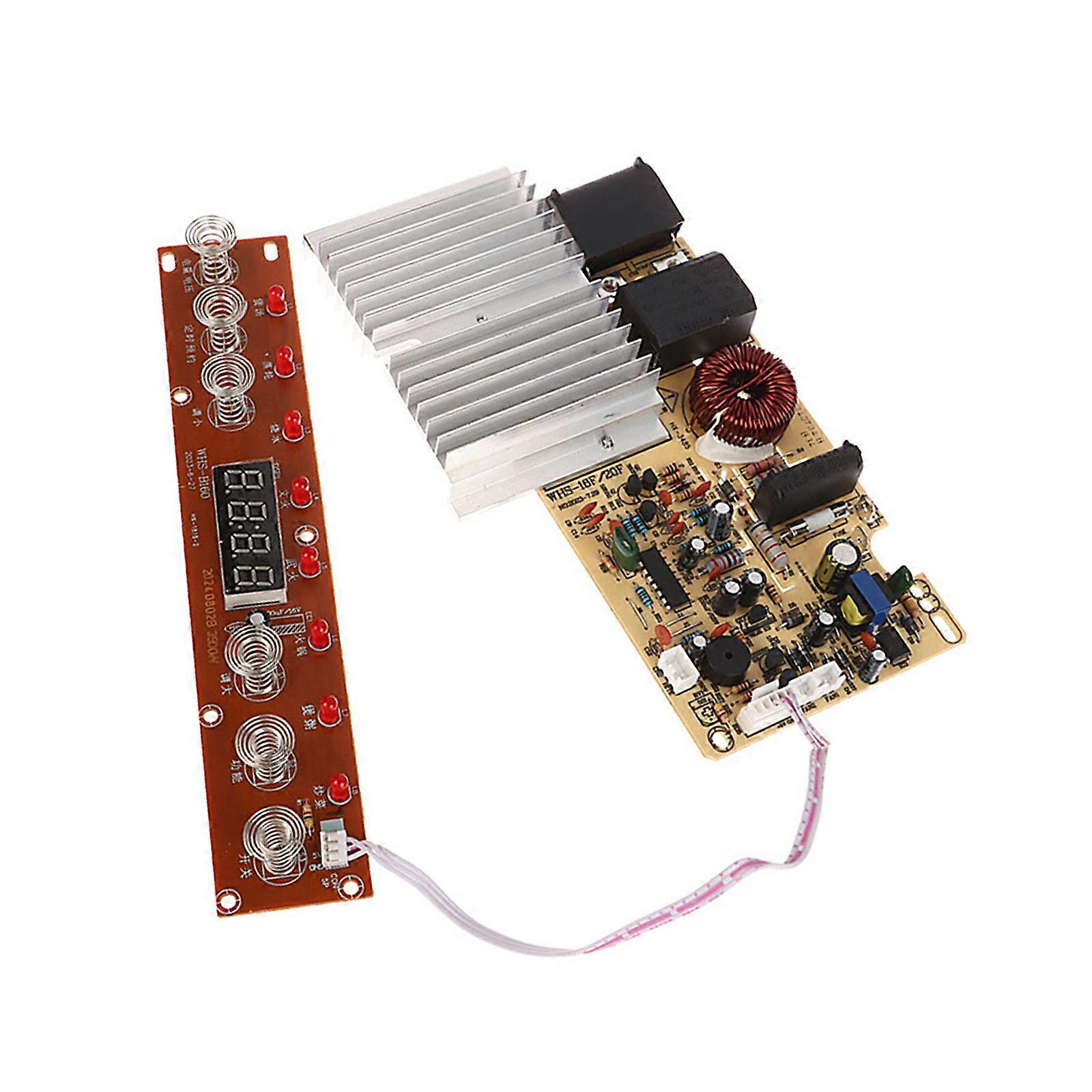Stable 3500W Induction Control Panel High Efficiency for Universal Cooker Board Repair with Overload Protection Multicolor