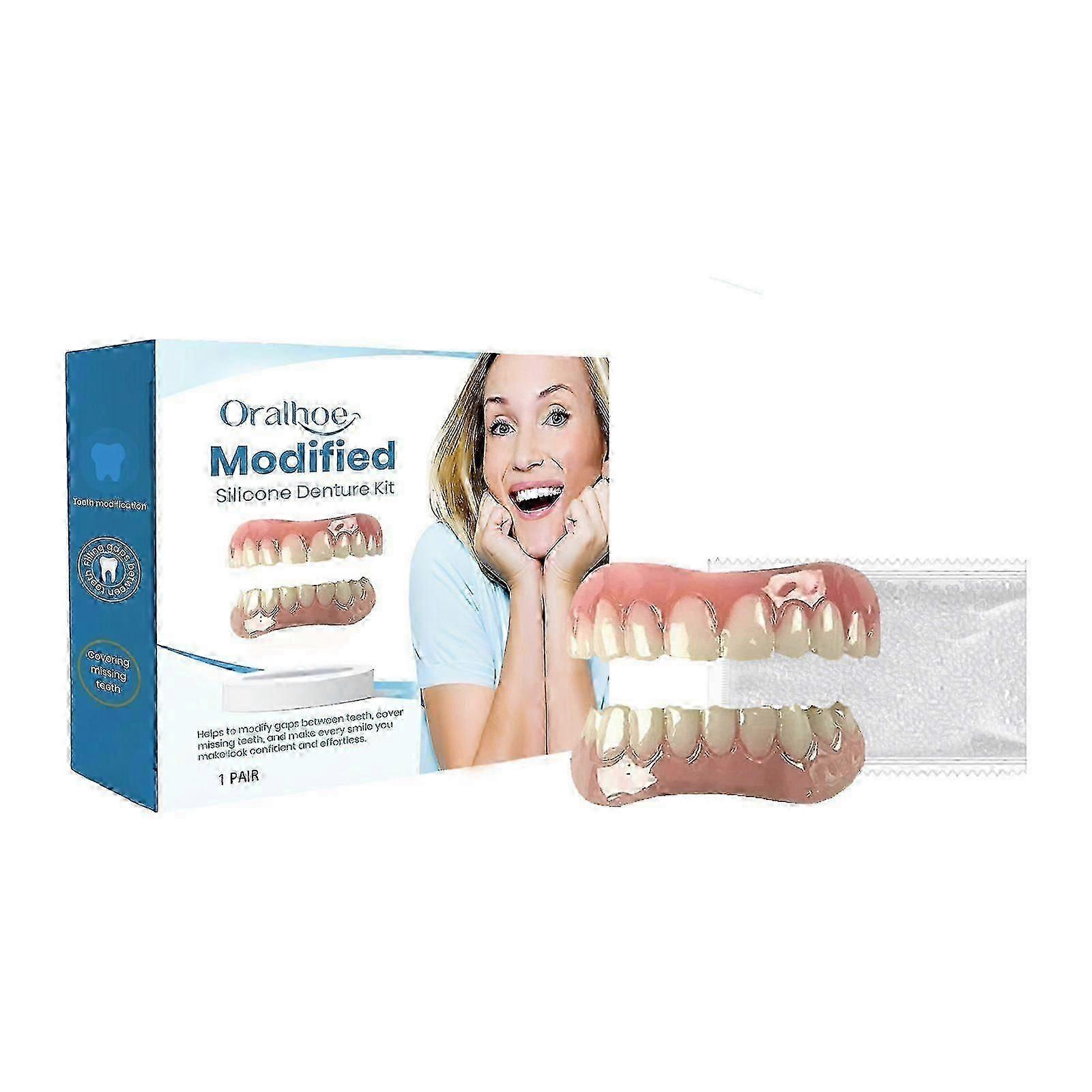 ORALHOE modified teeth dentures, beautiful teeth dentures, modified teeth dentures