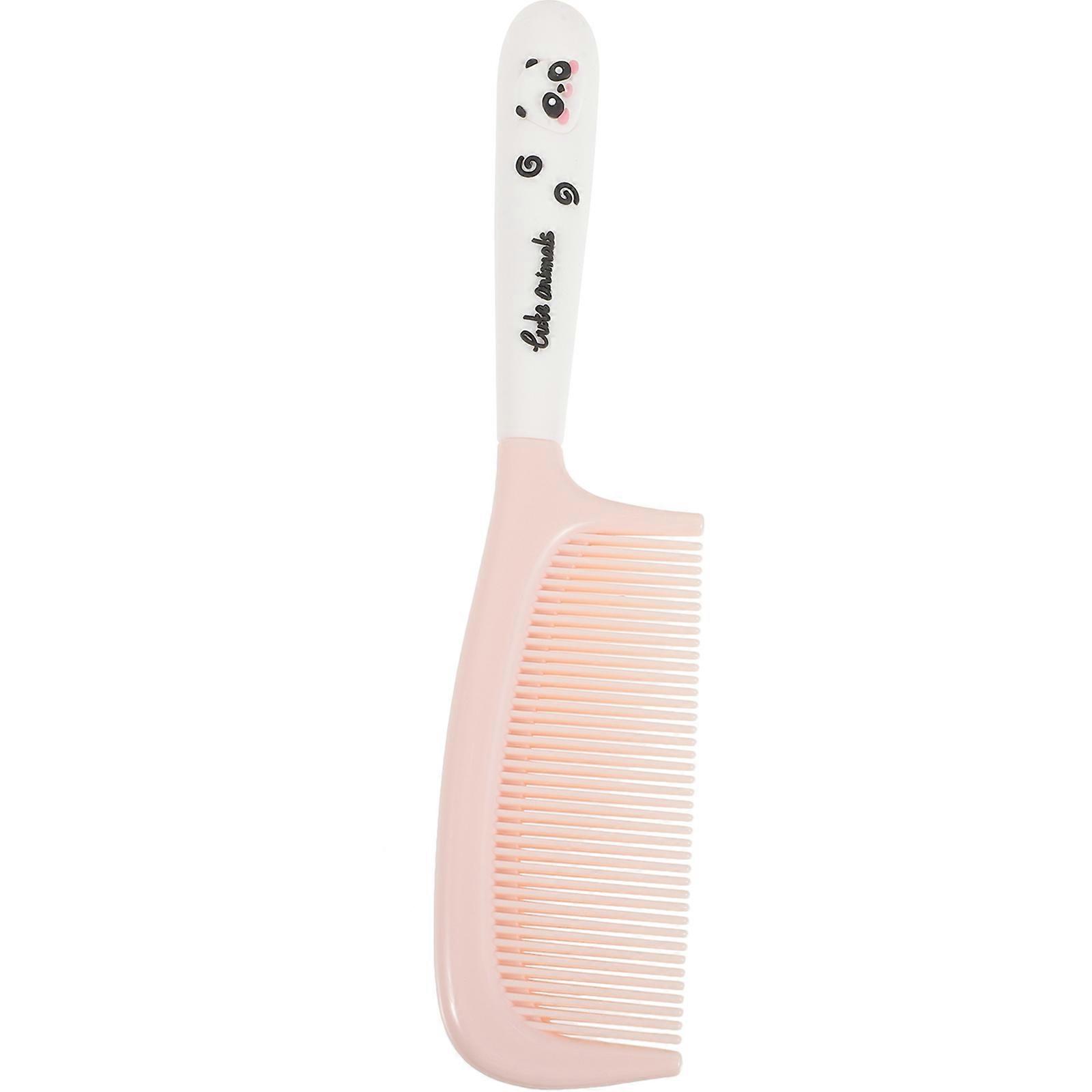 Hairdressing Comb Plastic Straightening Comb for Salon Use Panda Pattern