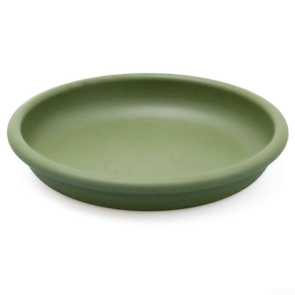 Lightweight Aluminum Camping Dinner Plate NonStick Easy Clean Stackable Design Small Green