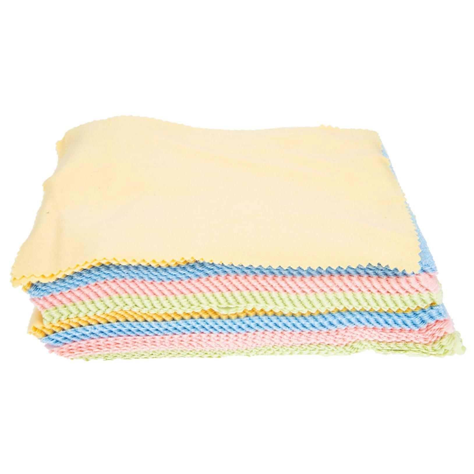 Microfiber Cleaning Cloth 100pcs Scratch Lens Wipes for Eyeglasses Cameras and Instruments