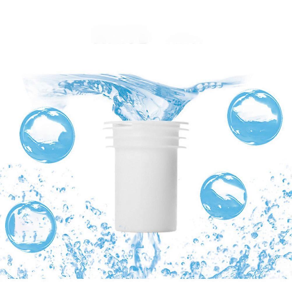 Sink Drainer Plug Odor Resistant Kitchen Basin Home Use White 1Pcs