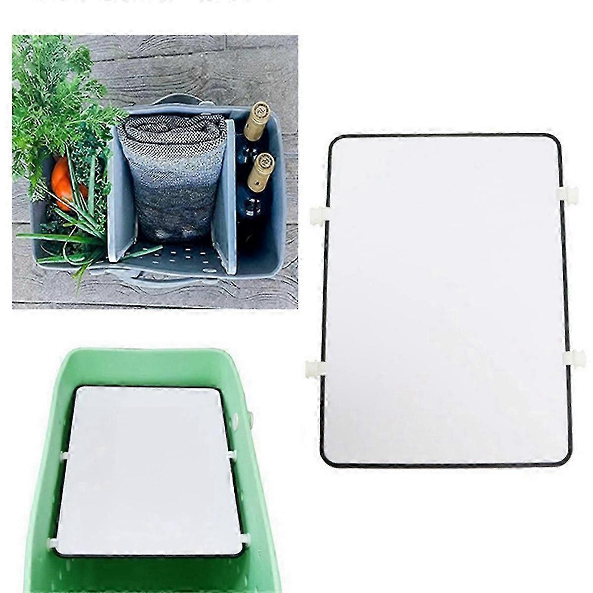 Portable Moveable Classification Organizer Divider Tray yellow