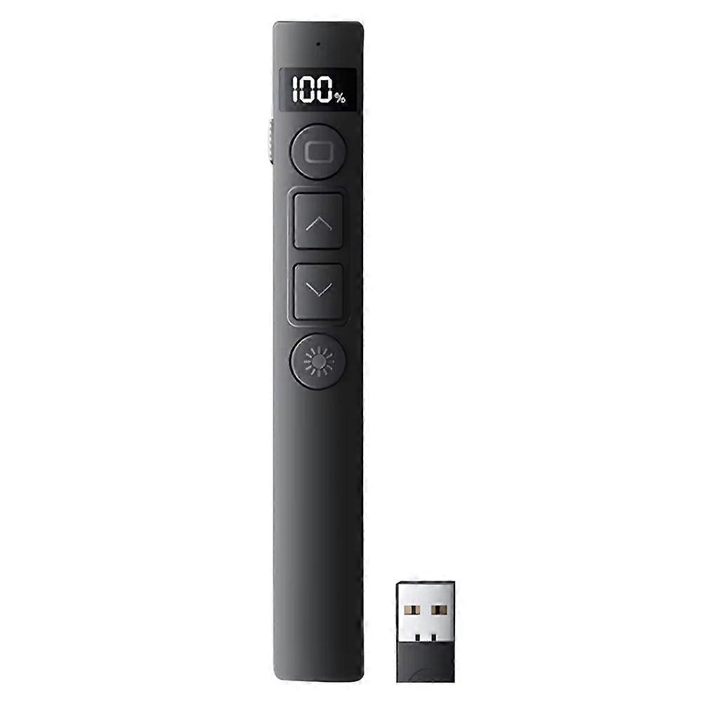 B7 Presentation Clickers Multifunctional Clicker Rechargeable Digital Display Remote Page Turner Volume Controller