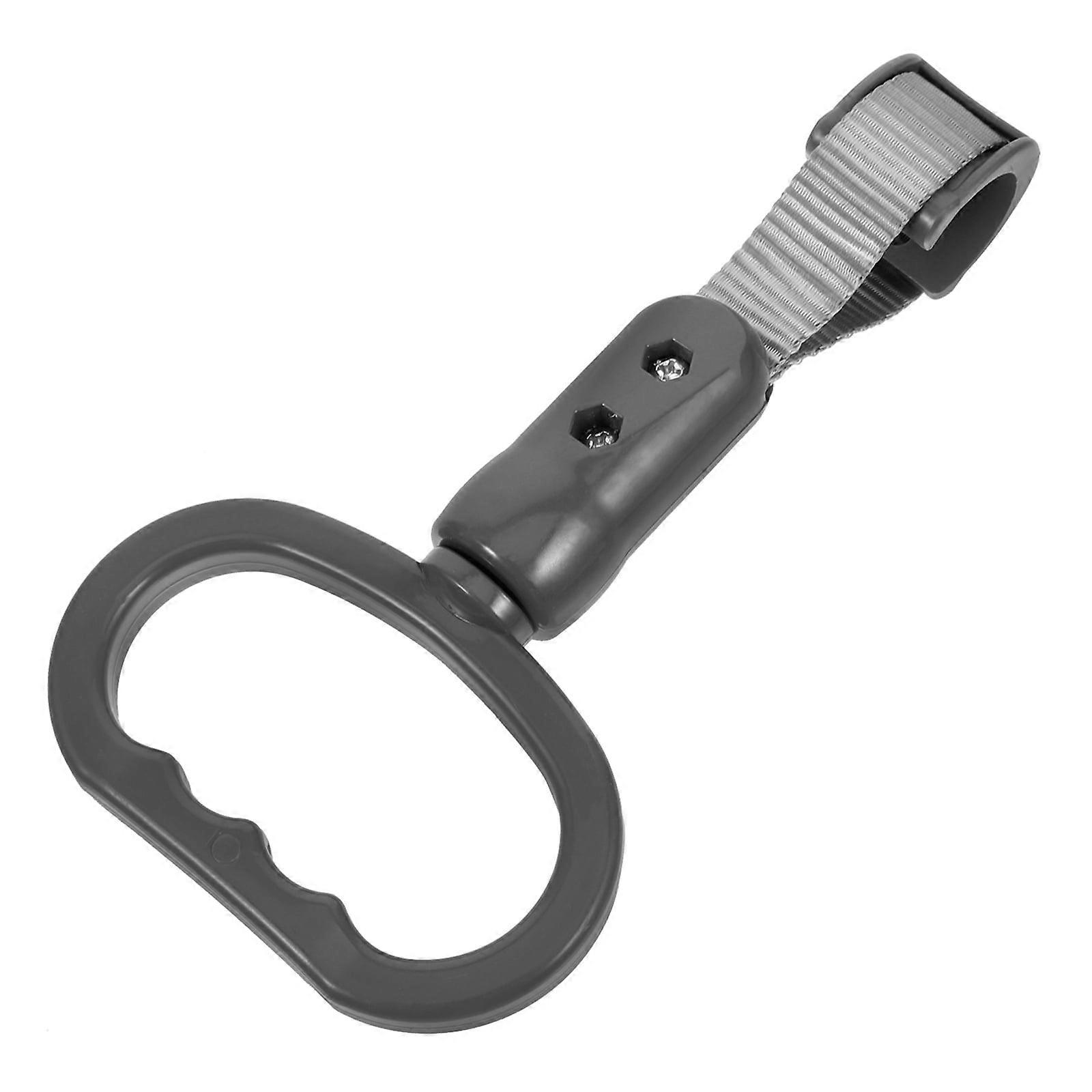 Efficient Boarding Bus Handle Grey 1Set 8.3x4.4x1.2in