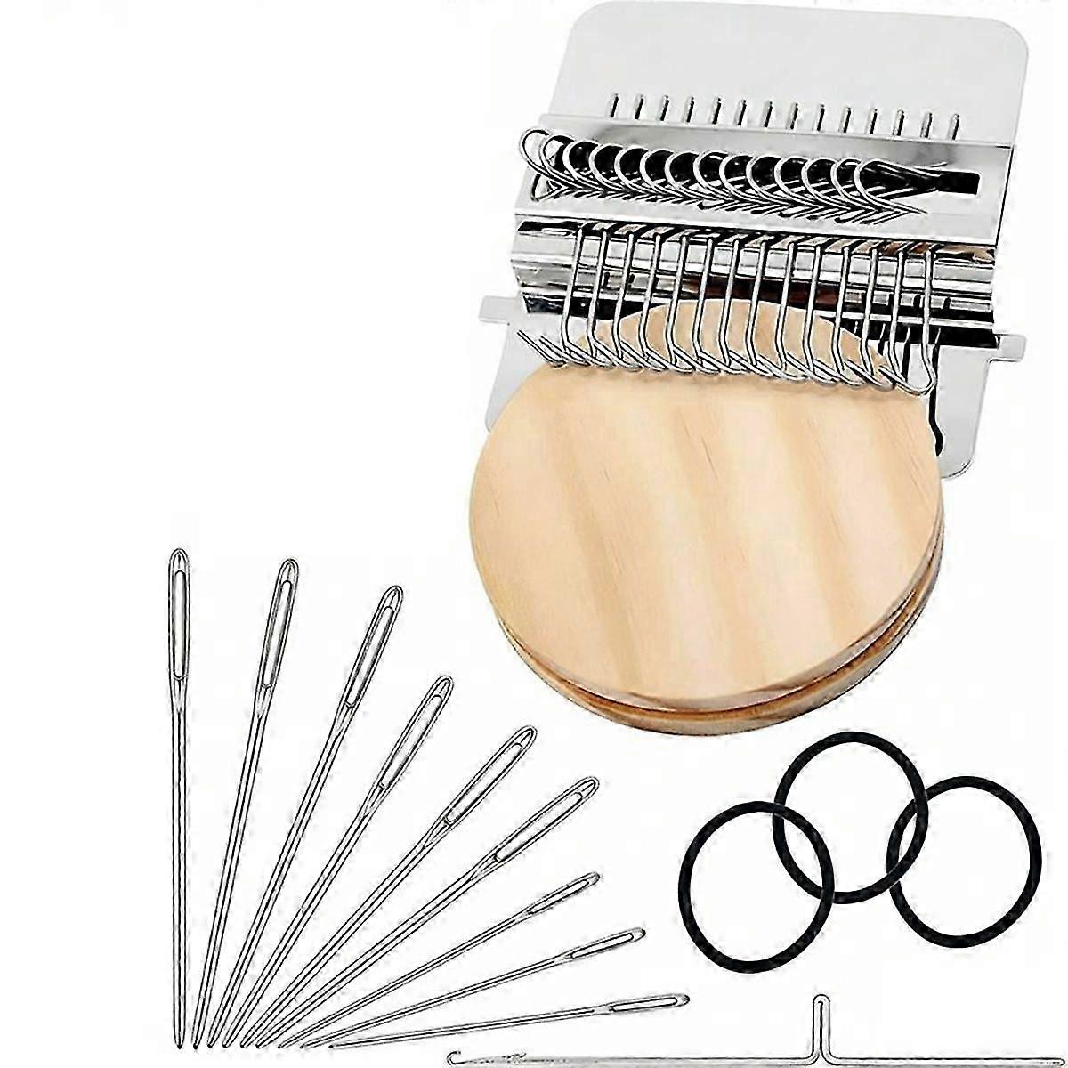 Knit Patch Kit Darning , Mini Portable Weaving Tool for Mending Jeans, Socks, and Clothes