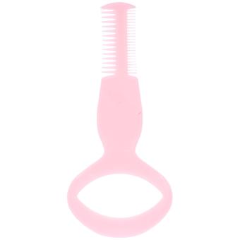 3-in-1 Multi-purpose Plastic Mascara Applicator Guard Tool Eyelash Eyebrow Comb (Random Color)