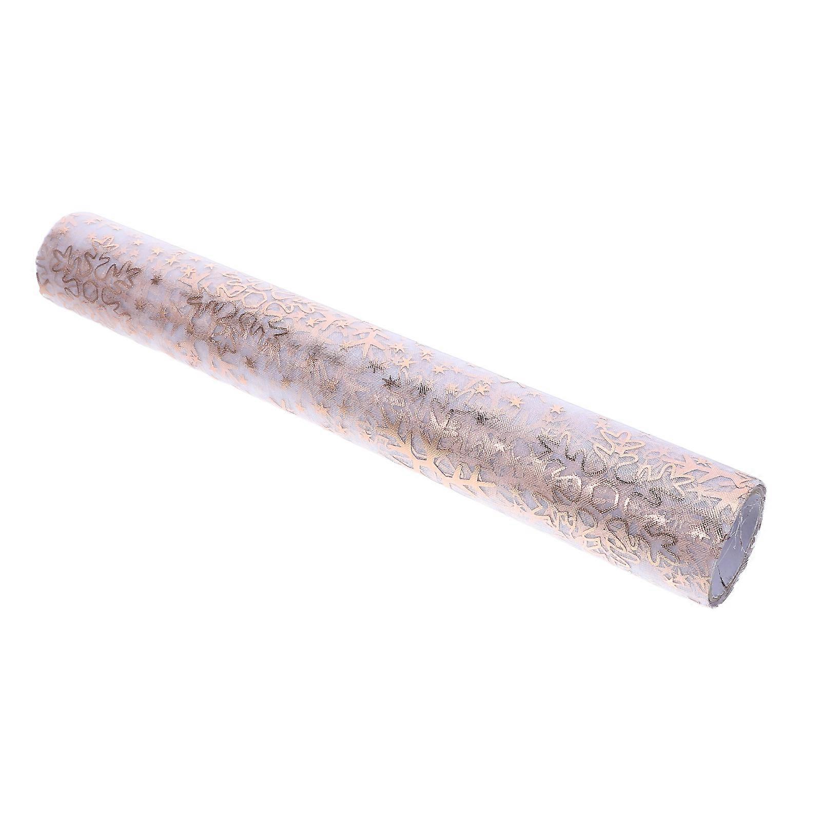 Gold Table Runner for Decoration 1 Roll Rose Gold Polyester