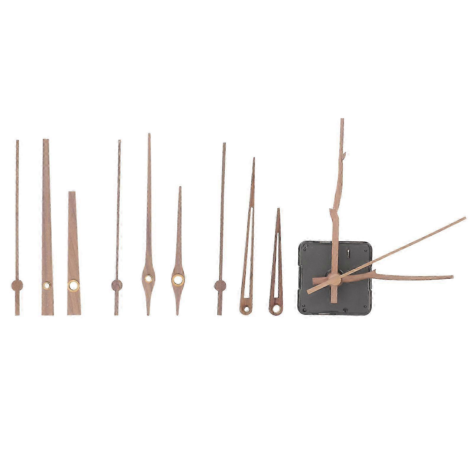 Wall Clock Movement Quartz Mechanism Replacement with 2Sets Clock Hands