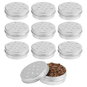 Dog Scent Training Case for Scent Training 40Pcs Silver Metal Containers