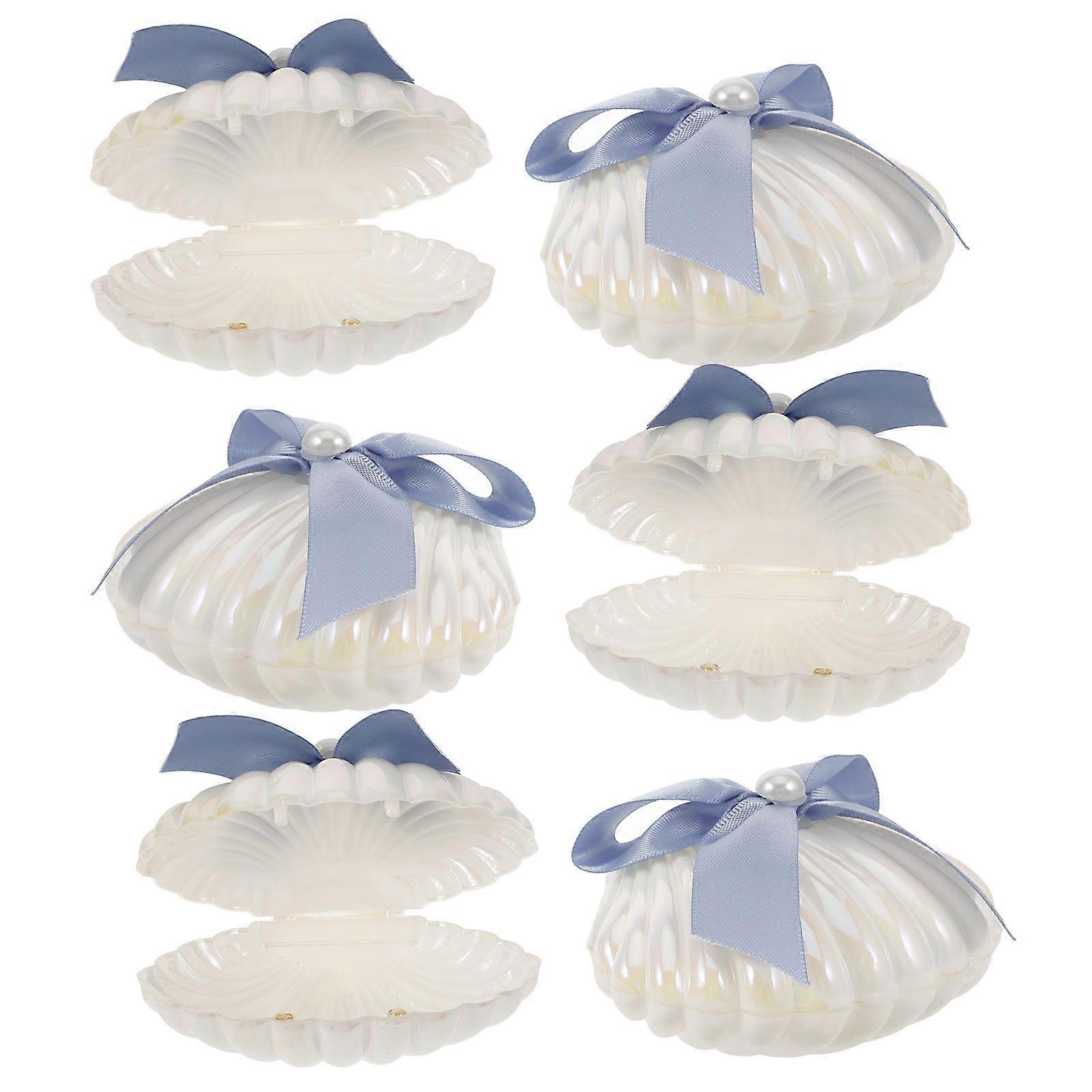 Plastic Seashell Candy Box for Storage 30Pcs Wedding