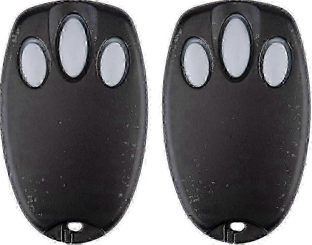 2 Pack Replacement Garage Door Remote Control, Rolling Code Security, 3-Door Support, Compatible with Most Openers