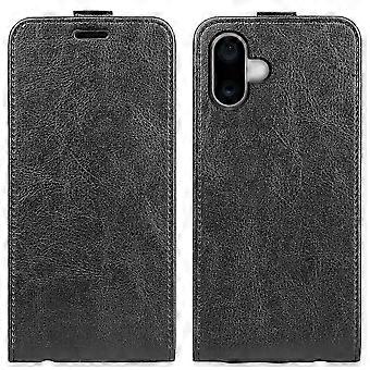 For iPhone 16 Case Card Slots Vertical Flip PU Leather Phone Cover