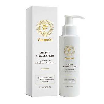 Crema modellante per asciugatura all'aria, tenuta leggera, senza calore, per capelli voluminosi, controllo dell'effetto crespo e tenuta delicata, 100 g.
