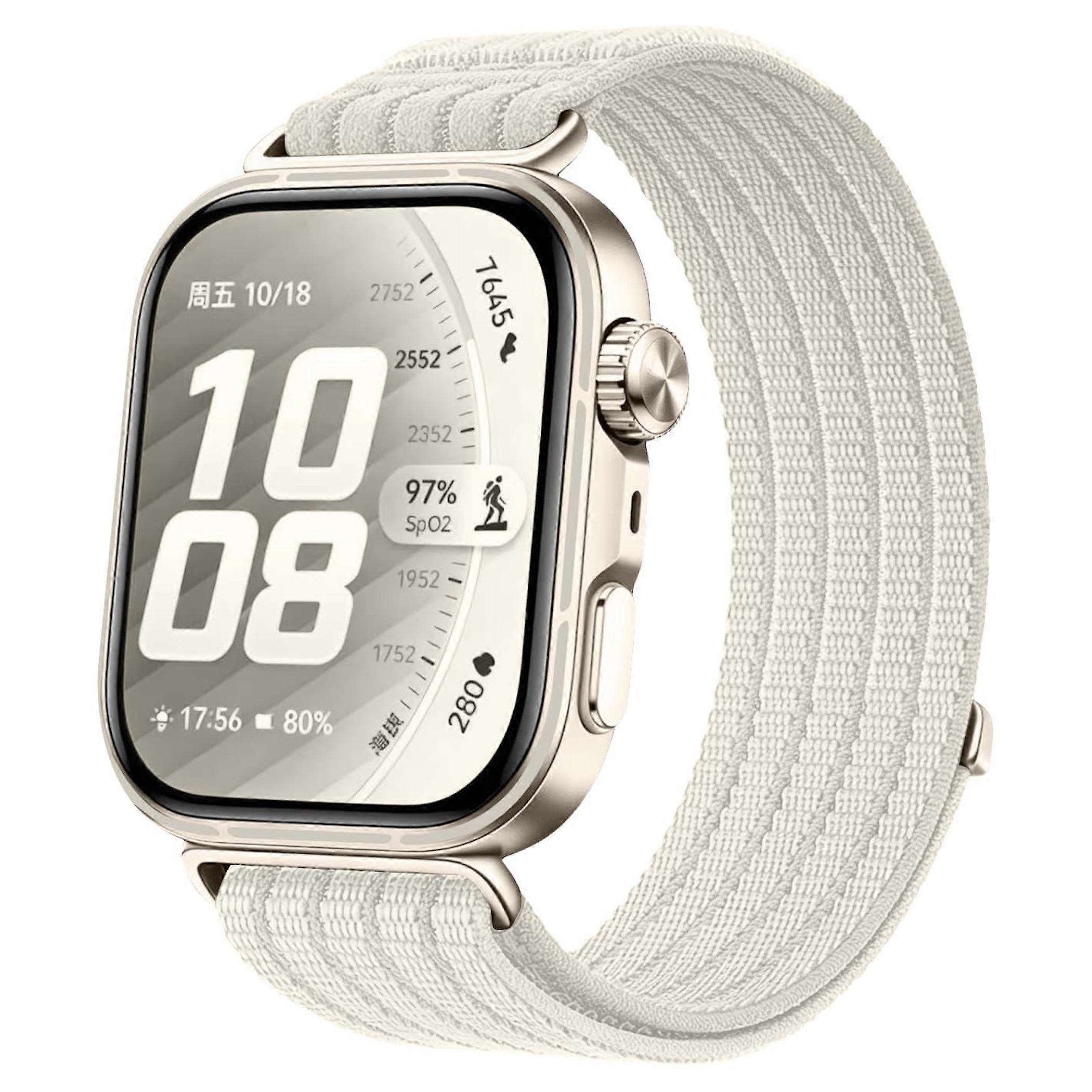 Smartwatch strap nylon for Huawei Watch Fit 5.4 / 5.4 Pro / 3 with Velcro closure