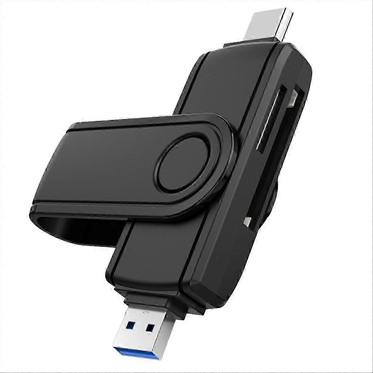 Type C SD TF Card Reader High Speed USB 3.0 SD TF Smart Memory Card Reader Adapter for PC Mobile Pho