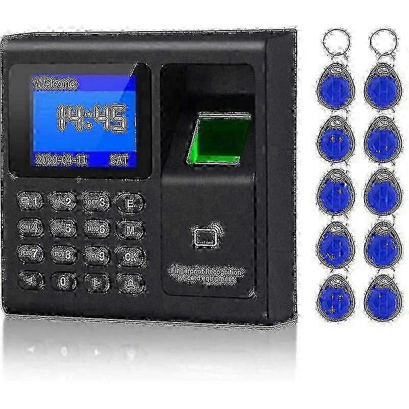 Electronic Time Clock Attendance System with Biometric RFID and Access Control