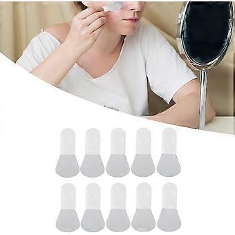 10 Stück Silikon-Make-up-Pinsel, Silikon-Maskenpinsel Mini Kurzer Griff Schlammapplikator Tragbares Gesichts-Schönheitswerkzeug (gewellter Daumen)