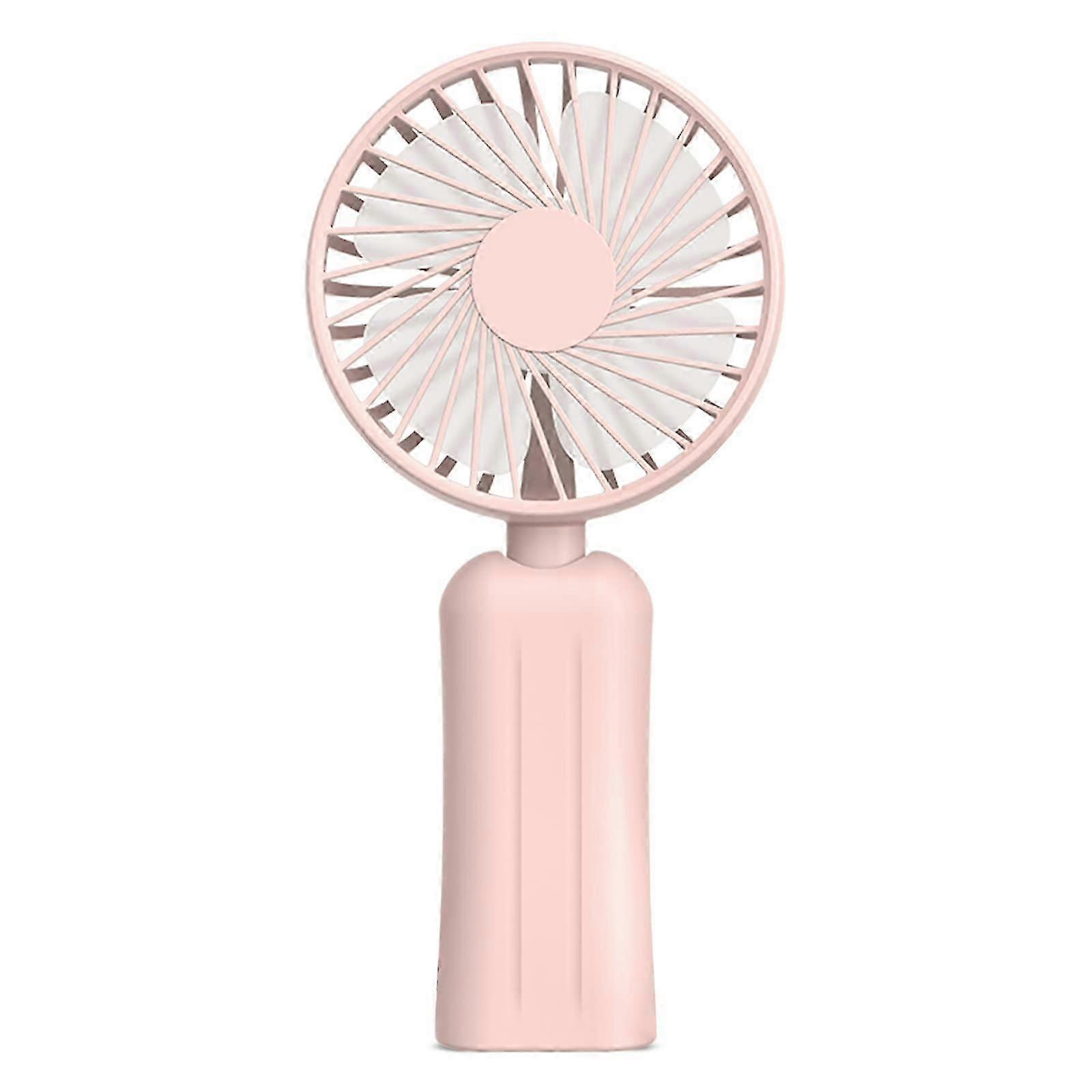 Handheld Fan Rechargeable,with USB,Pink