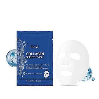 Collagen Sheet Mask - Hydrating, Anti-Aging, Firming - Clean Beauty, Natural Ingredients, Cruelty-Free, All Skin Types