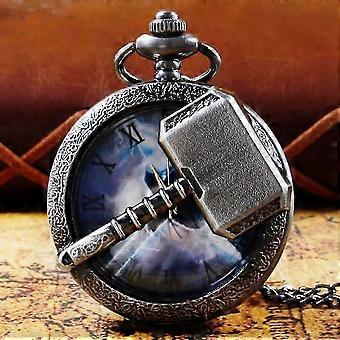 Vintage Steampunk Skelett Taschenuhr Mann Uhr Reloj Antik Quarz Uhr Anime Geschenk für Kinder reloj bolsillo digital