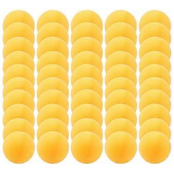 50 x celluloid 40 mm table tennis training balls, ping pong balls, Yelow/White