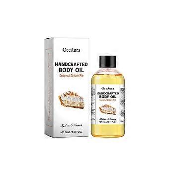 OceAura Coconut Cream Pie Body Oil, voedende, zachte, gladde en hydraterende massageolie voor de huid.