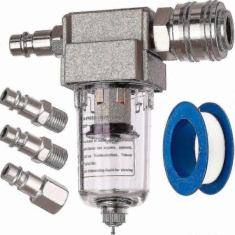 Compressed Air Filter, Water Separator, Oil Separator, Quick Coupling Included, Versailles
