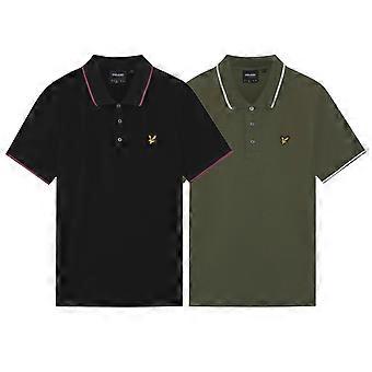 Lyle & Scott Mens Big & Tall Tipped Short Sleeve Polo Shirt
