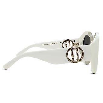 Marc Jacobs MARC 722/S SZJ/GB Full Rim Ivory White Women Oval Sunglasses UV2 Original