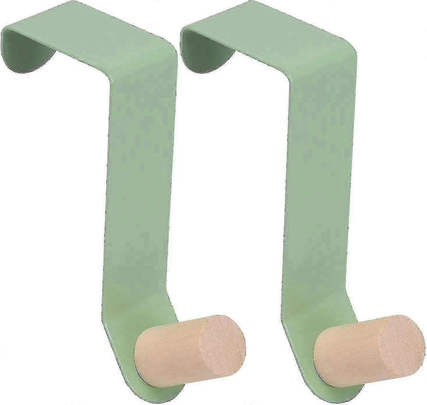 Shower Door Hanger Hook 1.2 -1.77 Door Widths(2 Pack, Green)