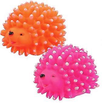 2 stks egel hond piepend speelgoed huisdier kies speelgoed cartoon latex speelgoed huisdier tandjes speelgoed