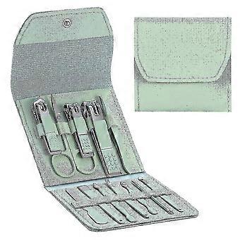 Z8 PU-Leder Nagelschere-Set, Nagelknipser-Set, Pediküre-Set – 12-teiliges Maniküre-Set aus Edelstahl, Fingernagelknipser-Set, Nagelpflege-Set, Geschenkset P
