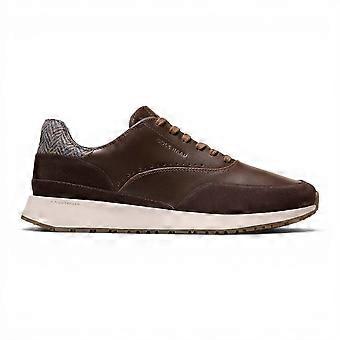Cole Haan Men's GrandPro Luxe Mile Trainer C44519 Brown Leather Sneakers Shoes