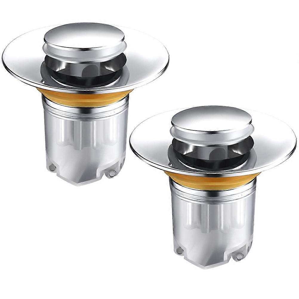 Durable Bathroom Basin Plug for Sink Drain Function 2Pcs Pack