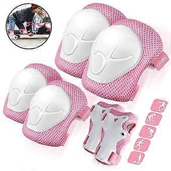 Kid's Protective Gear Set, For 3-8 Year Olds, Combines Breathable Material And Durable Abs Plastic For Enhanced Outdoor Experiences