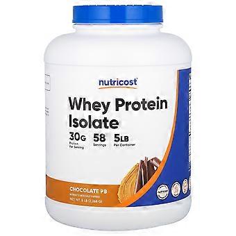 Nutricost, wei-eiwitisolaat, chocolade pindakaas, 5 lb (2268 g)